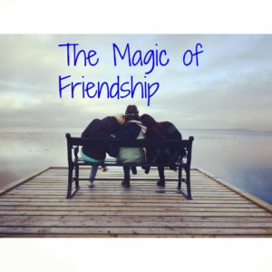 friendship friends on bench