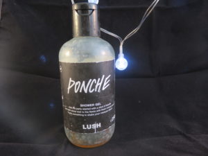 my empties April Ponche shower gel from Lush