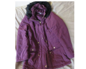 berry coloured ladies coat for winter wardrobe