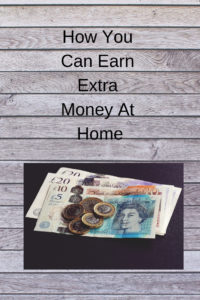 bank notes and coins on a table to earn extra money at home