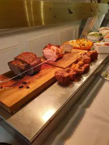 meats and yorkshire pudding available at the carvery