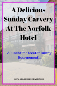the Norfolk hotel where we had our carvery
