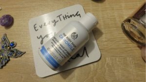 Camomile eye make up remover empties used during June