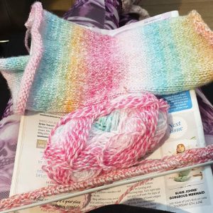 knitting project worked on during July 2019