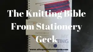 knitting bible for recording knitted projects