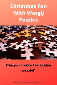 Christmas fun puzzle pieces