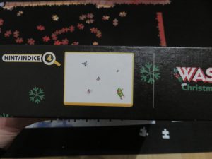 clue on wasgij Christmas puzzle box