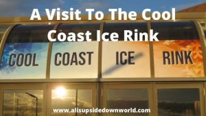 outside signage for the cool coast ice rink