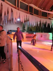 young man on ice rink