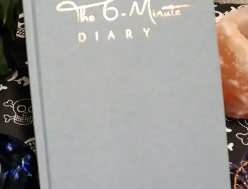 photo of the 6 minute diary in sky blue