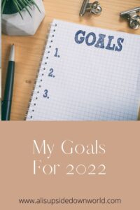 Goals for 2022 pin image