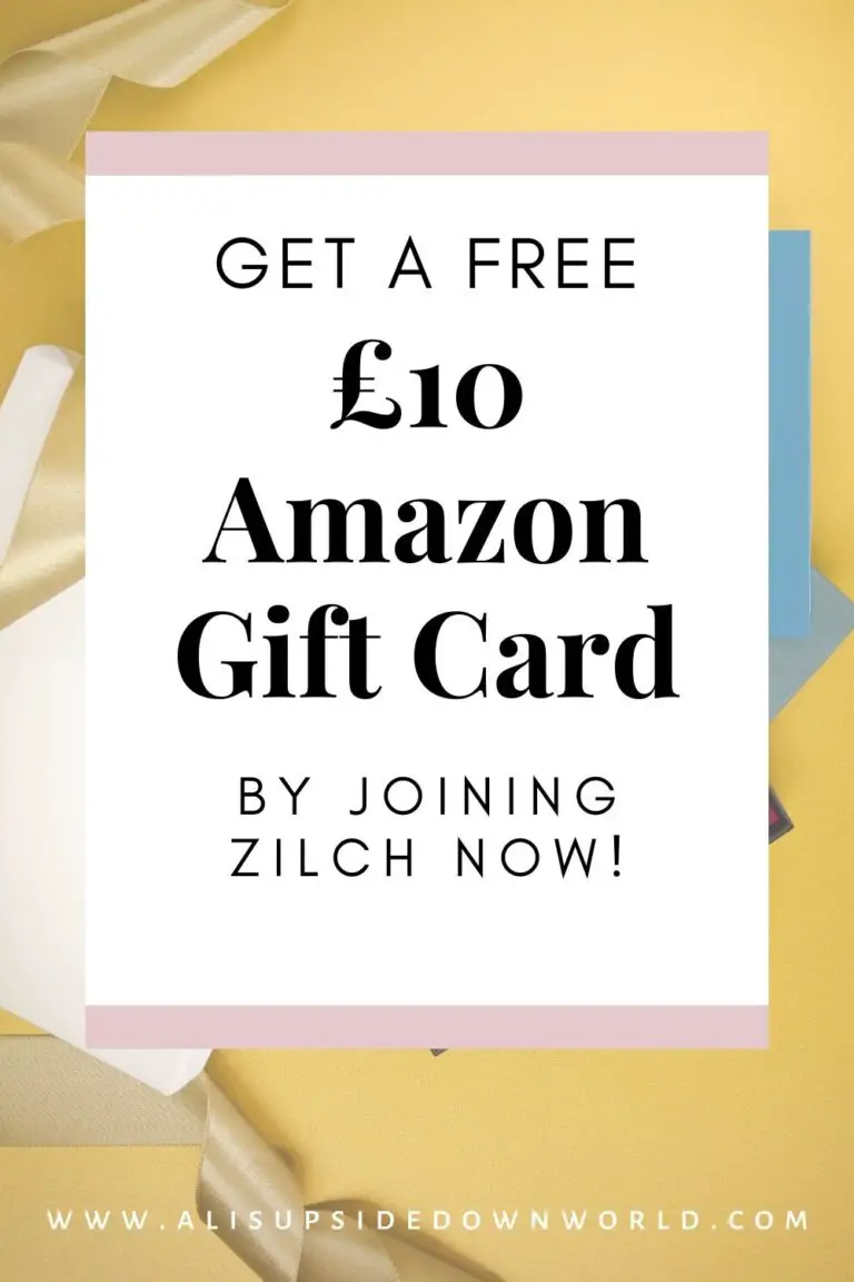 Get A Free £10 Amazon Gift Card With Zilch Ali's Upside Down World