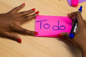 to do post it- tips to stay productive