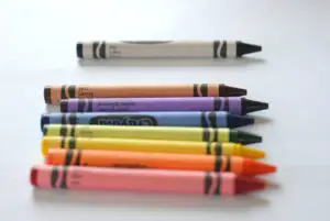 adult colouring crayons