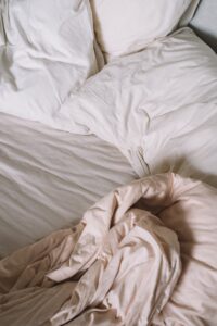 comfortable bedding for self-care