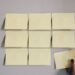 post-it notes on a wall