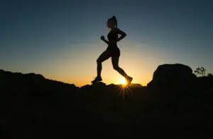 running person silhouette 